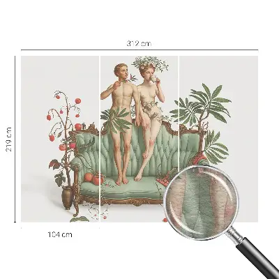 Luxe fotobehang met een mysterieuze en elegante uitstraling