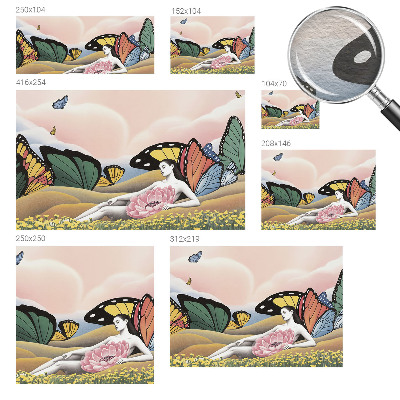 Hoogwaardig fotobehang Vlinderweide