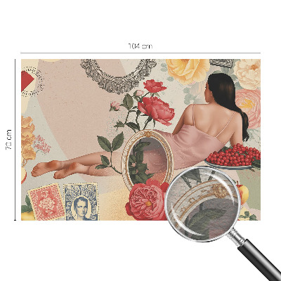 Kwalitatief fotobehang Bloemige elegantie