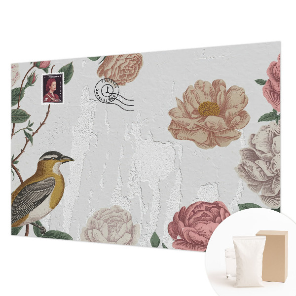 Uniek fotobehang Vintage bloemen