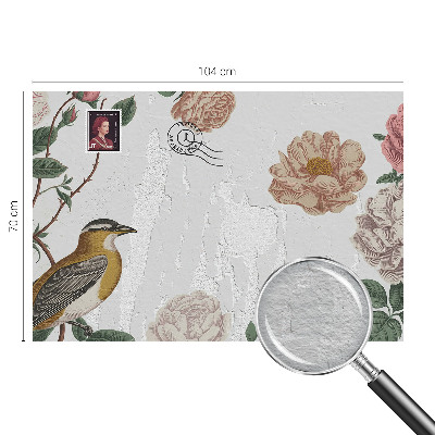 Uniek fotobehang Vintage bloemen