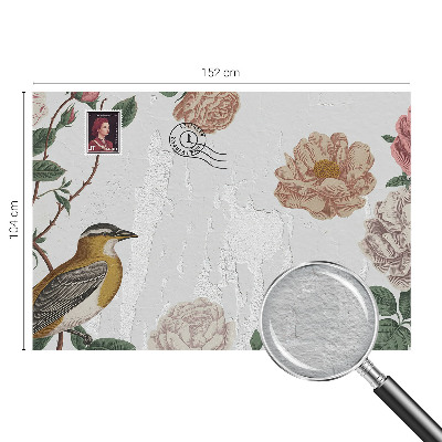Uniek fotobehang Vintage bloemen