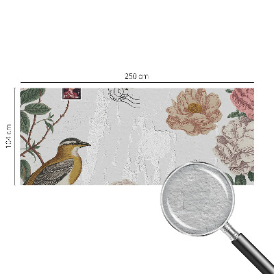 Uniek fotobehang Vintage bloemen