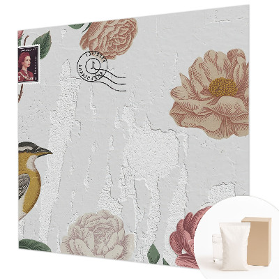 Uniek fotobehang Vintage bloemen