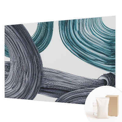 Vlies fotobehang op maat met een print van vloeistofleidingen