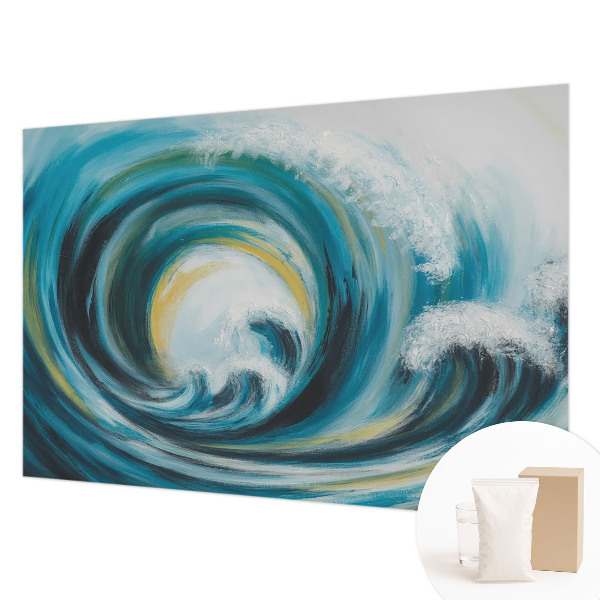 Fotobehang vliesbehang Zeegolf