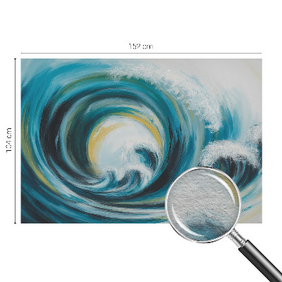 Fotobehang vliesbehang Zeegolf