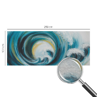 Fotobehang vliesbehang Zeegolf