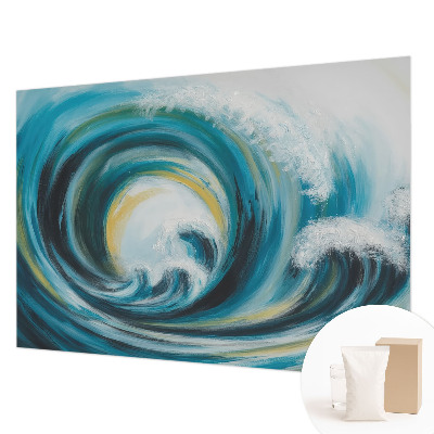 Fotobehang vliesbehang Zeegolf