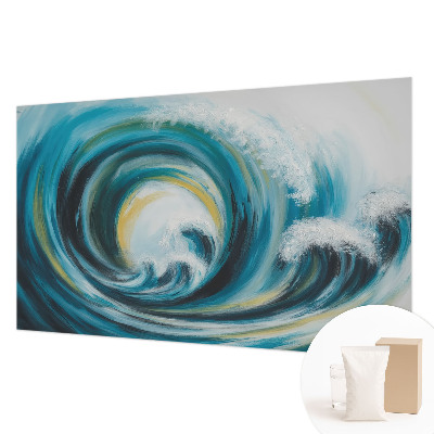 Fotobehang vliesbehang Zeegolf