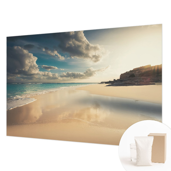 Vliesbehang fotobehang woonkamer Zonnige kust