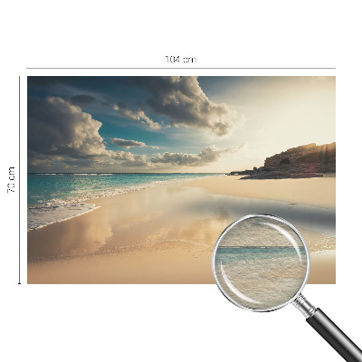 Vliesbehang fotobehang woonkamer Zonnige kust