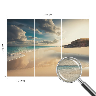 Vliesbehang fotobehang woonkamer Zonnige kust