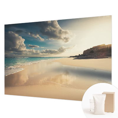 Vliesbehang fotobehang woonkamer Zonnige kust