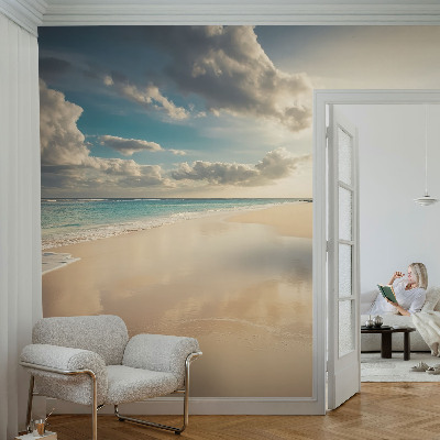Vliesbehang fotobehang woonkamer Zonnige kust