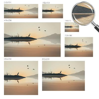 Fotobehang vlies Ochtendstilte