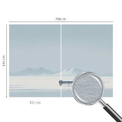 Fotobehang Minimalistisch landschap