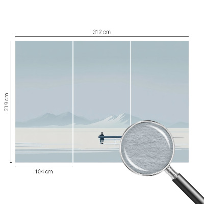 Fotobehang Minimalistisch landschap