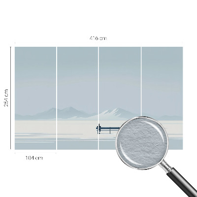 Fotobehang Minimalistisch landschap