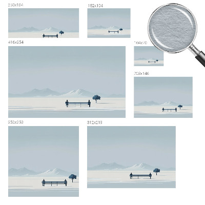 Fotobehang Minimalistisch landschap