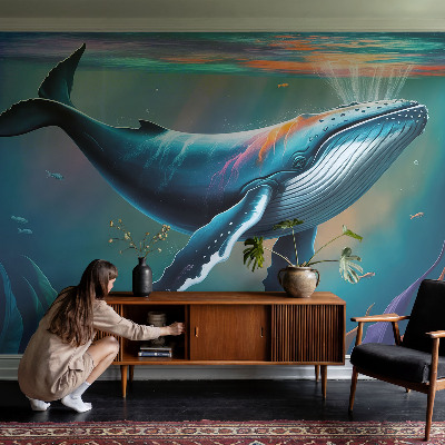 Behang met print Zeereus