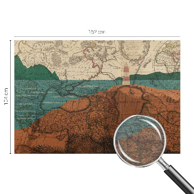 Fotobehang op maat Historische kaart