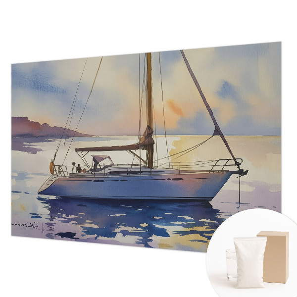Naadloos fotobehang Zeilboot West
