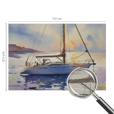 Naadloos fotobehang Zeilboot West