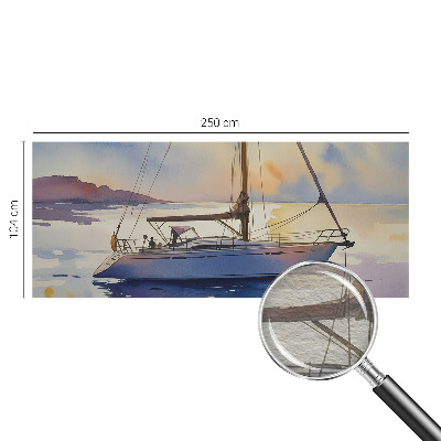 Naadloos fotobehang Zeilboot West