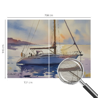 Naadloos fotobehang Zeilboot West