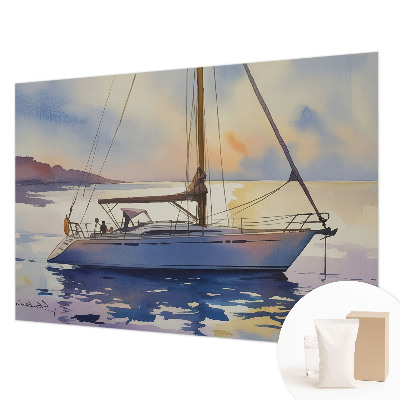 Naadloos fotobehang Zeilboot West