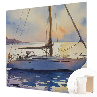 Naadloos fotobehang Zeilboot West