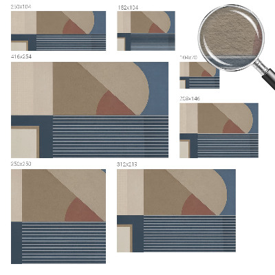Fotobehang naadloos Harmonieuze geometrie