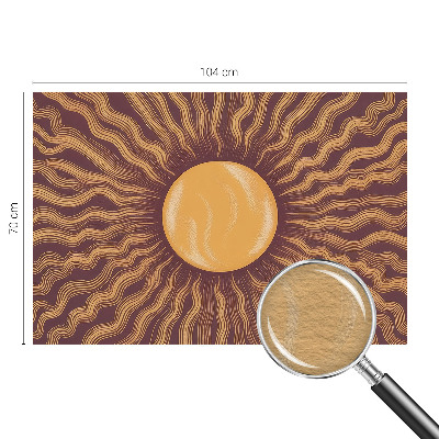 Fotobehang woonkamer Zonnestralen
