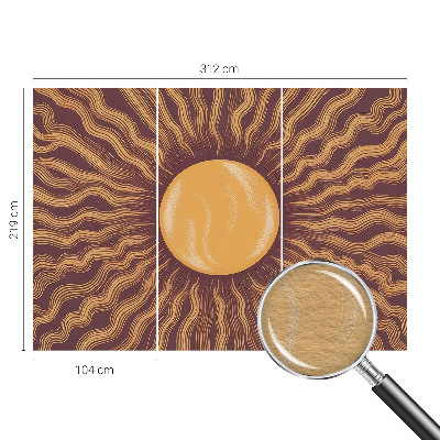Fotobehang woonkamer Zonnestralen