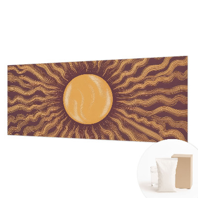 Fotobehang woonkamer Zonnestralen