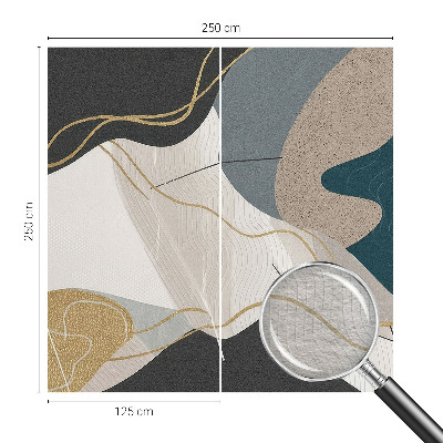 Premium fotobehang Abstracte vormen