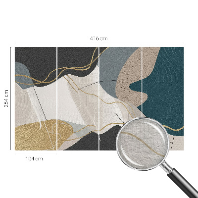 Premium fotobehang Abstracte vormen