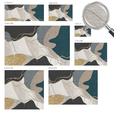 Premium fotobehang Abstracte vormen
