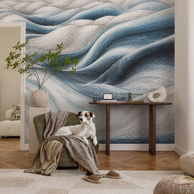 Fotobehang voor slaapkamer Zachte golven