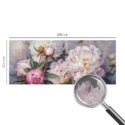 Fotobehang voor de woonkamer Pioenrozenboeket