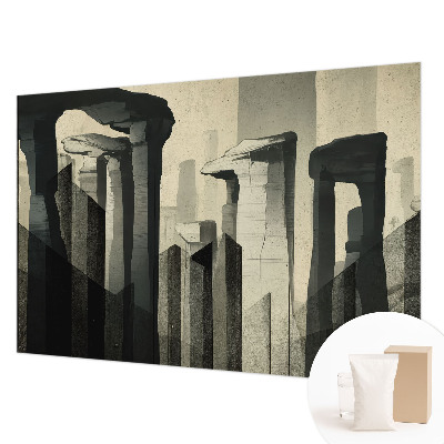 Modern fotobehang met een thema van rauwe architectuur