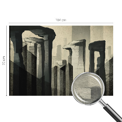 Modern fotobehang met een thema van rauwe architectuur