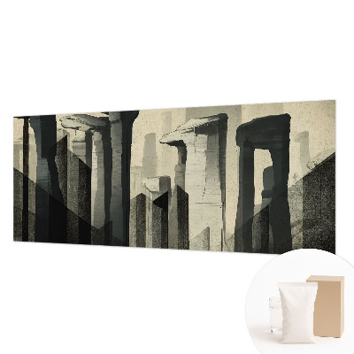 Modern fotobehang met een thema van rauwe architectuur
