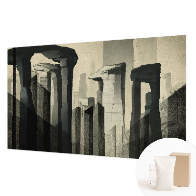 Modern fotobehang met een thema van rauwe architectuur