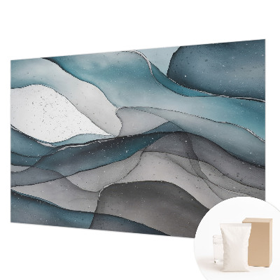 Luxe fotobehang Kleurrijke golven