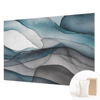 Luxe fotobehang Kleurrijke golven