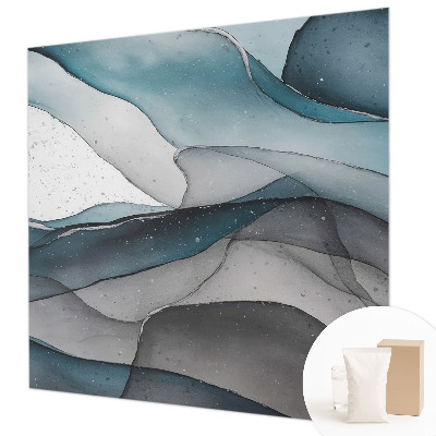 Luxe fotobehang Kleurrijke golven