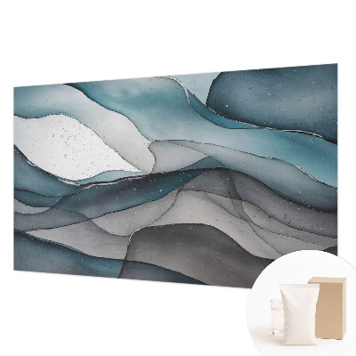 Luxe fotobehang Kleurrijke golven