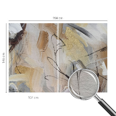 Groot fotobehang Abstracte compositie